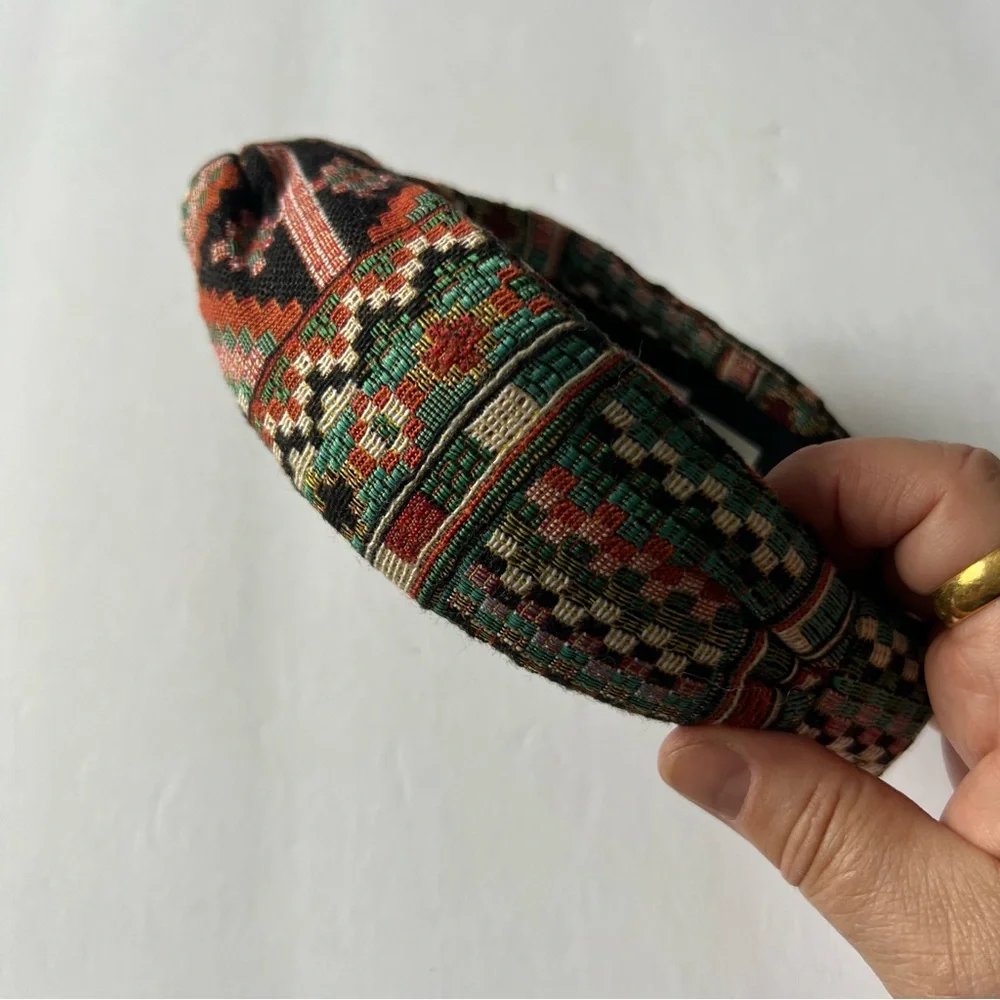 AUTUMN ADEIGBO WOVEN TWIST TRIBAL HEADBAND NWOT